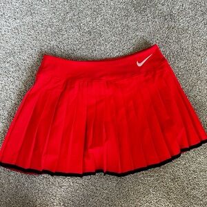 Nike Women's Victory Red Pleated Skirt